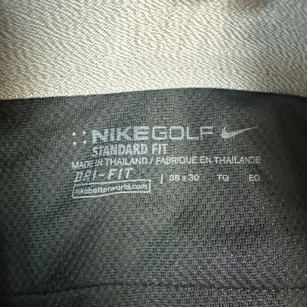 Nike Golf Mens Pants Black  Size 38 x30 Dri-Fit Standard Fit Polyester Blend